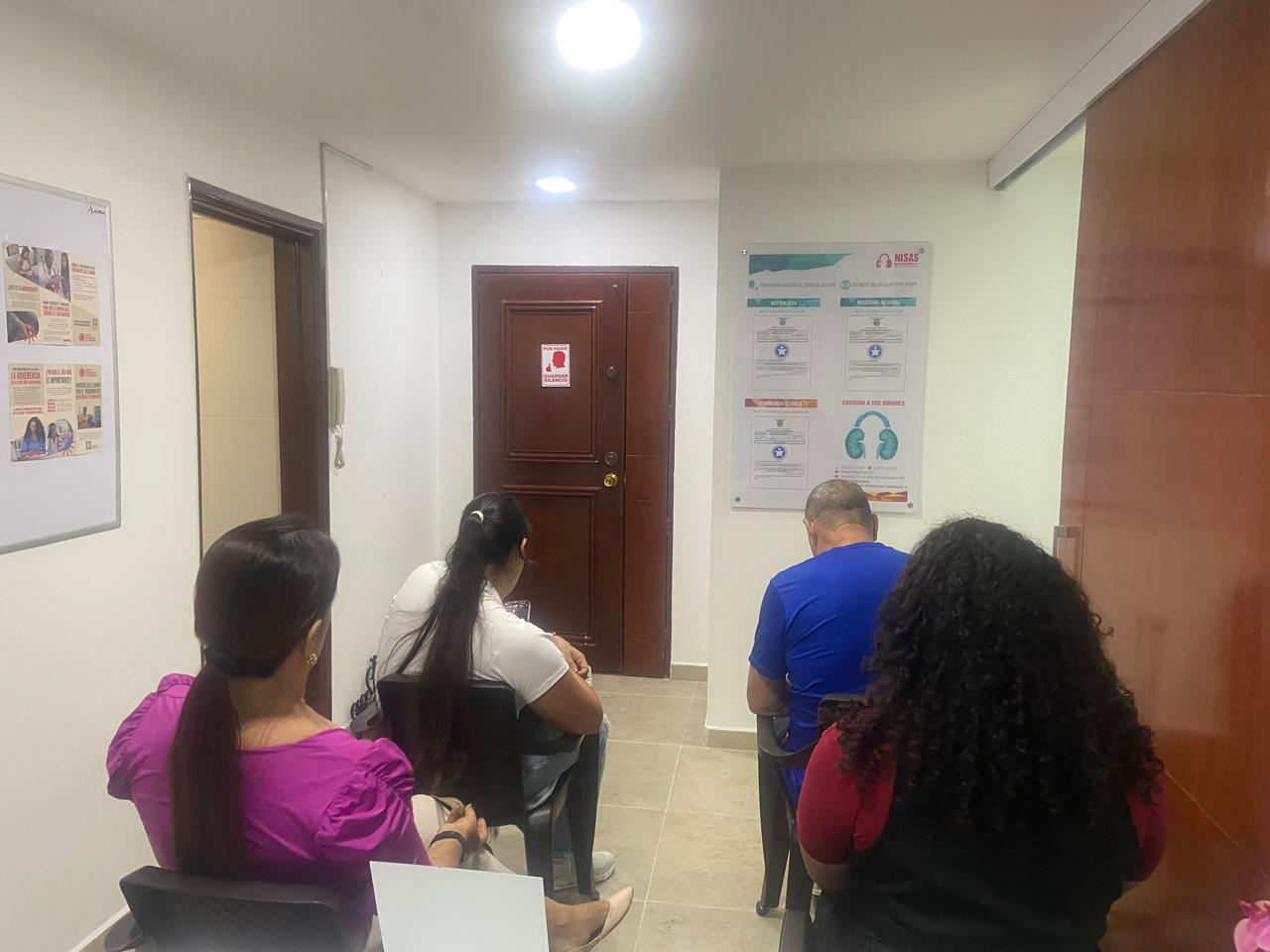 NISAS waiting room in Cali
